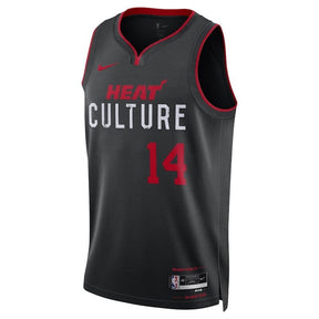 Camiseta NBA Tyler Herro - Miami Heat - 23/24 - Negro - Edición Ciudad
