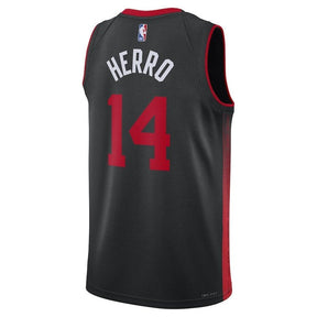 Camiseta NBA Tyler Herro - Miami Heat - 23/24 - Negro - Edición Ciudad