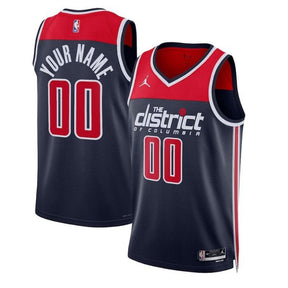 Camiseta NBA - Washington Wizards - 2023 - Edición de Impacto - Azul Marino
